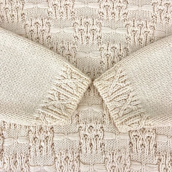 Vintage David Brett Block Knit Sweater Sz M - Picture 7 of 7